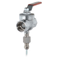 Kobold Shut-Off Ball Valve for Measuring Device, KUG-S